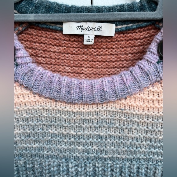Madewell Multicolor Crew Neck Sweater - Picture 3 of 10